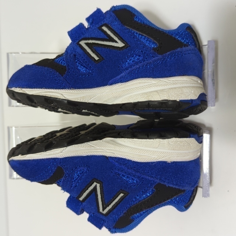 New Balance 888 blue suede sneakers toddler size 4 EU 20 - Picture 6 of 9
